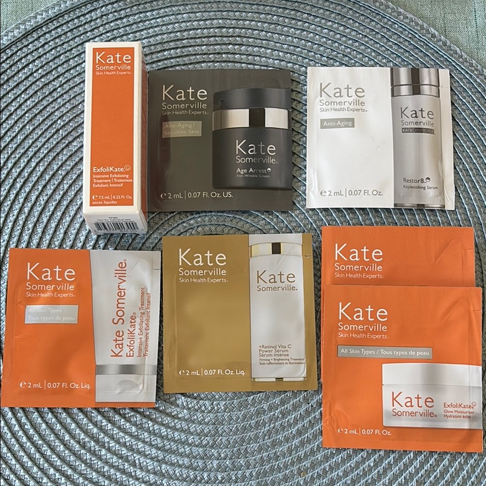 New 7 piece Kate Somerville Skin Care Samples